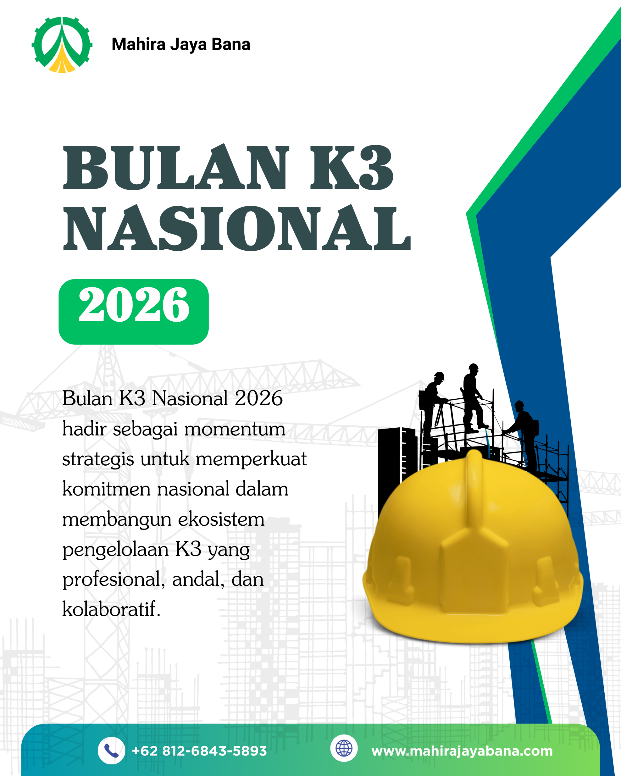 Read more about the article Selamat Bulan K3 Nasional 2026, Momen Penting Dalam Keselamatan dan Kesehatan Kerja Nasional